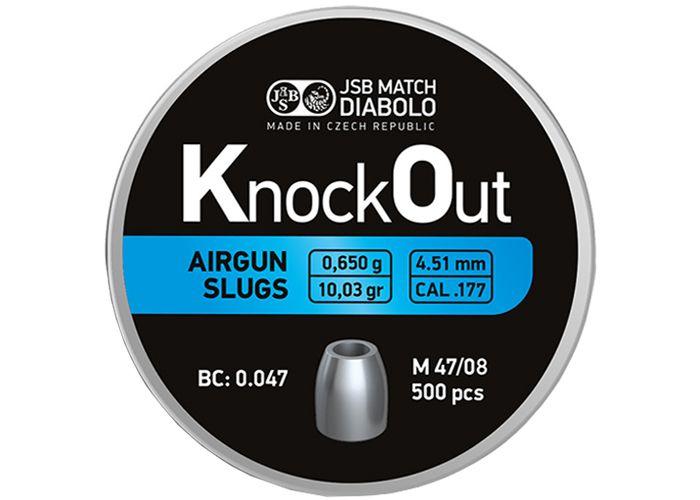 4,5mm  Knock Out Slugs 10,03 Grain - 0,65 Gram  / 500 stuks -2813-a